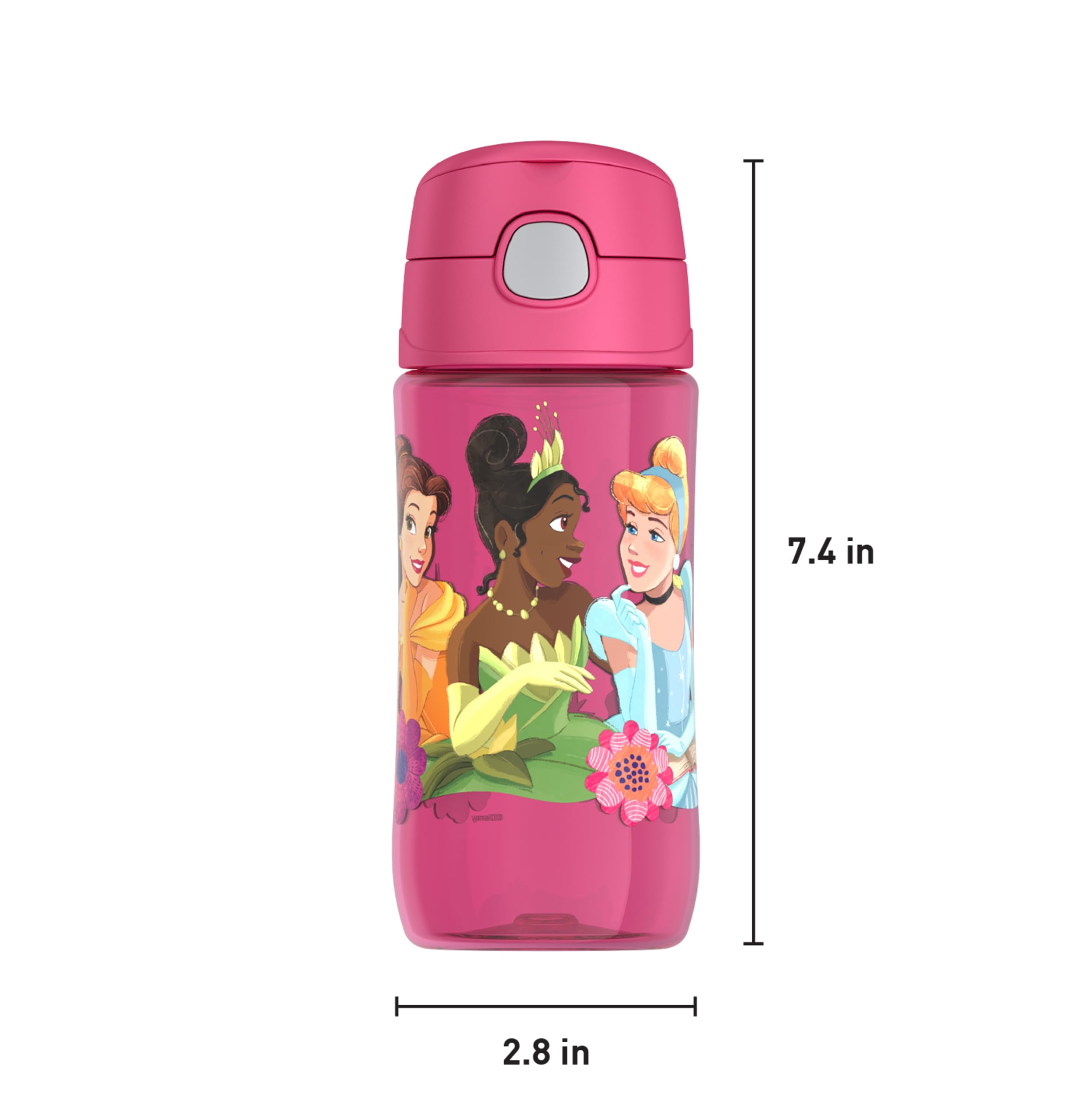 THERMOS FunTainer Princess bottle is dishwasher-safe for quick cleanup.