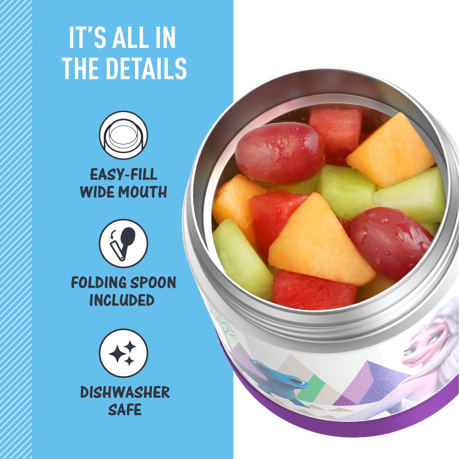 THERMOS FUNTAINER colorful design appealing to kids