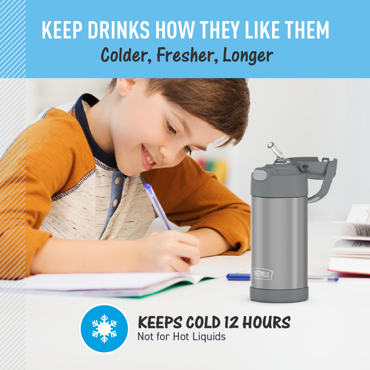THERMOS FUNTAINER is dishwasher-safe and easy to clean after activities.