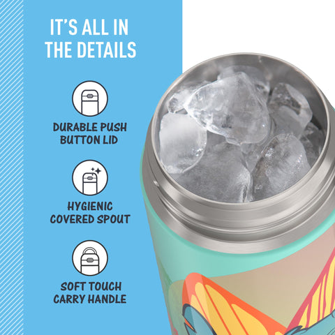 THERMOS FUNTAINER durable 18/8 stainless steel body withstands daily wear