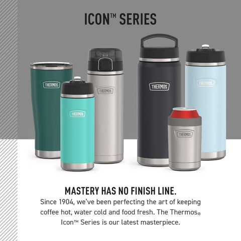 THERMOS Icon Series Glacier tumbler shown in dishwasher top rack for easy cleaning