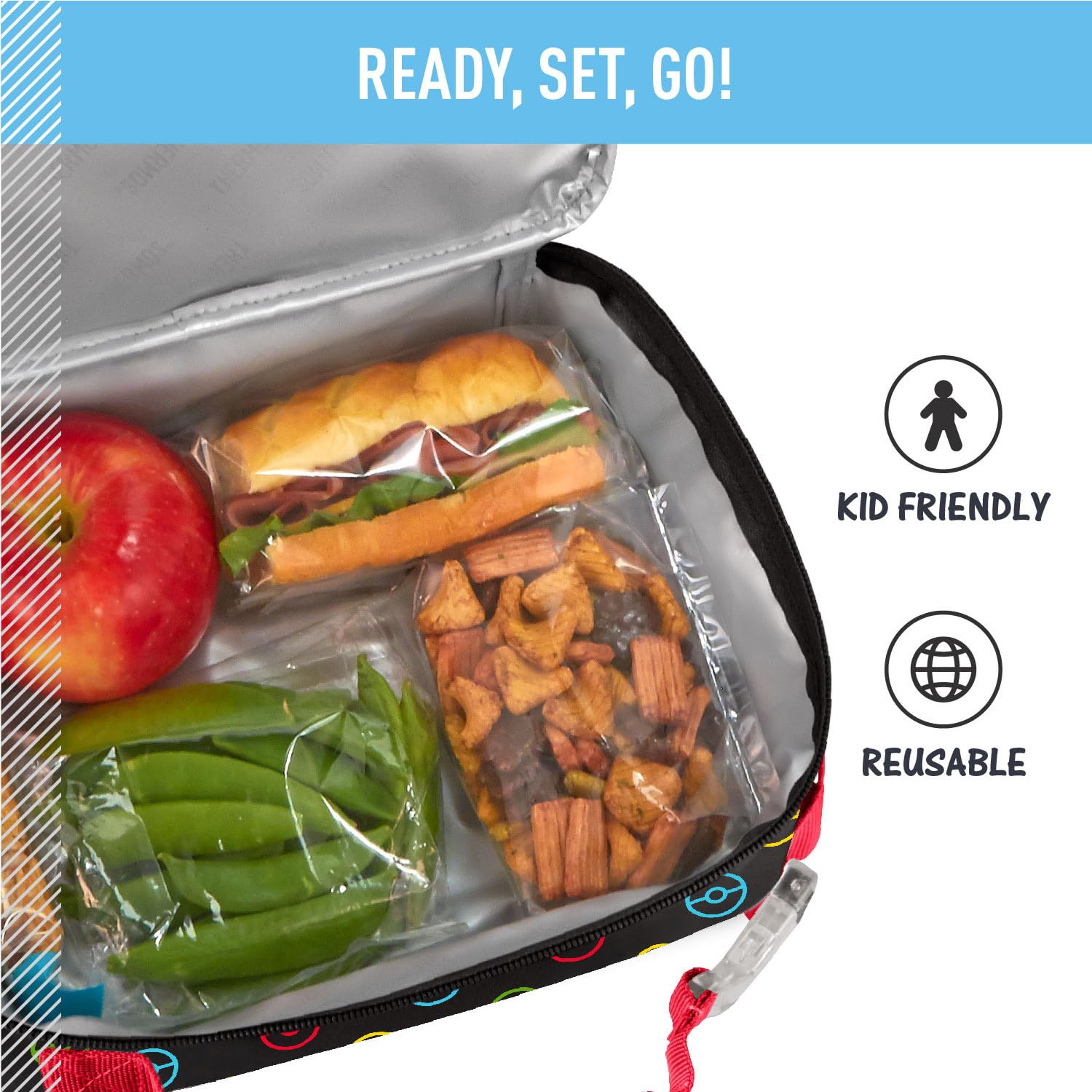 THERMOS lunch box with durable build withstands daily use.