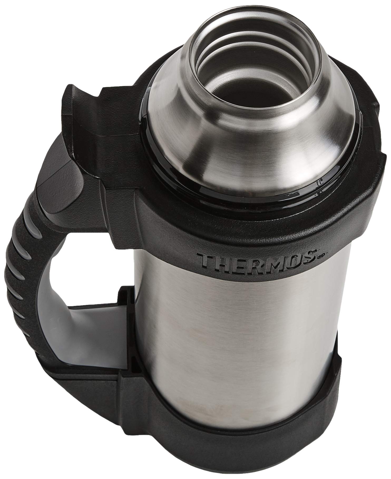 THERMOS The Rock bottle with hot beverage steam suggests reliable heat retention ideas