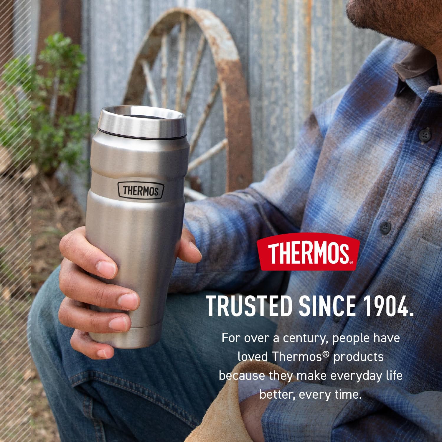 Durable 18/8 stainless steel construction for year-round reliability