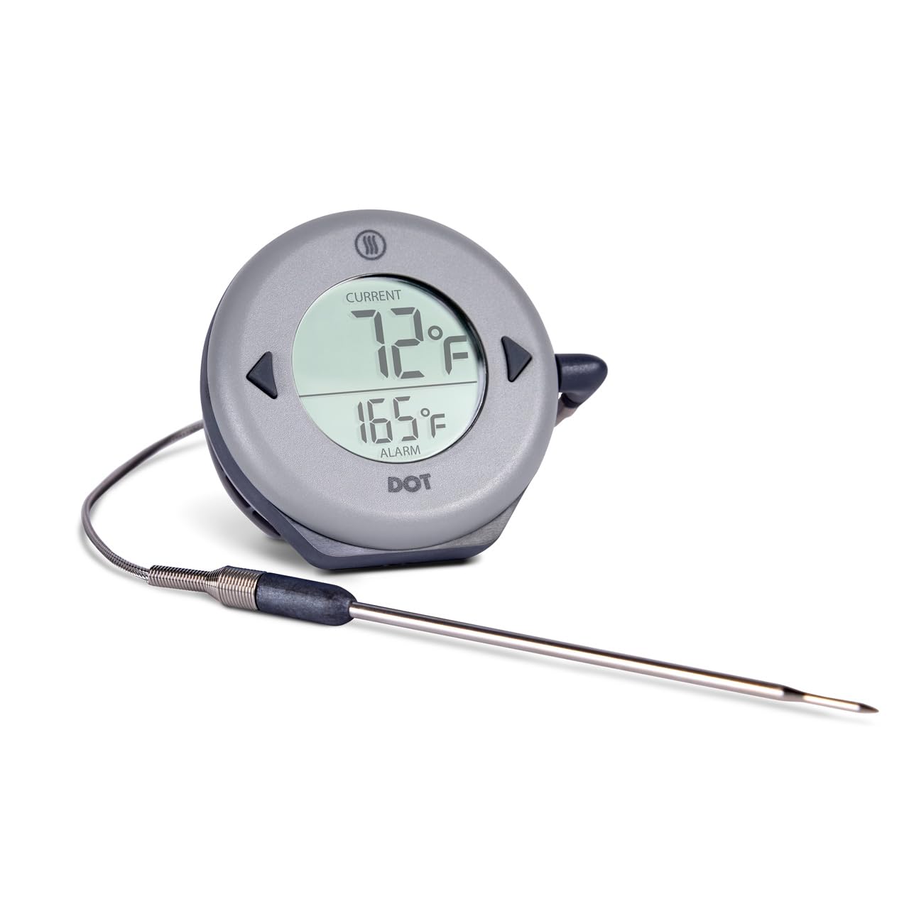 ThermoWorks DOT showing one-touch operation for quick target temperature setup.