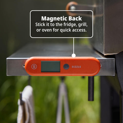 ThermoWorks SIZZLE IP67 waterproof thermometer for easy cleaning.