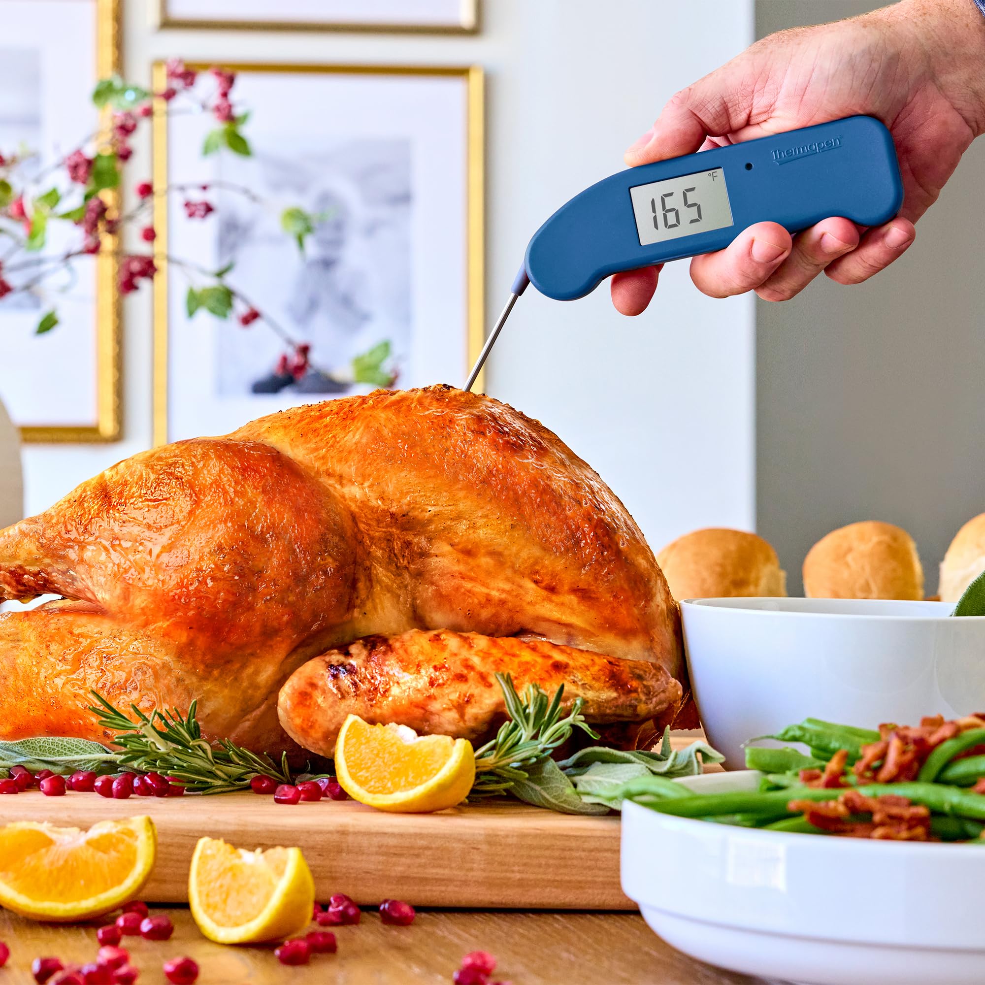 ThermoWorks Thermapen ONE one-second read ideal for busy kitchen timing.