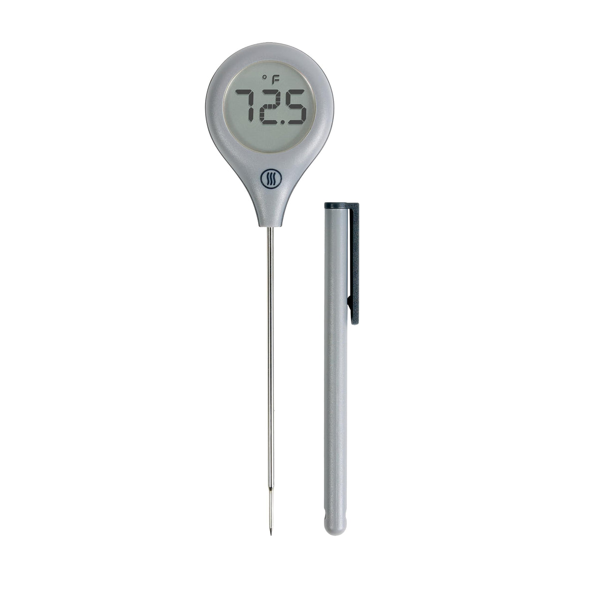 ThermoWorks ThermoPop 2 dove grey backlit screen for easy reading
