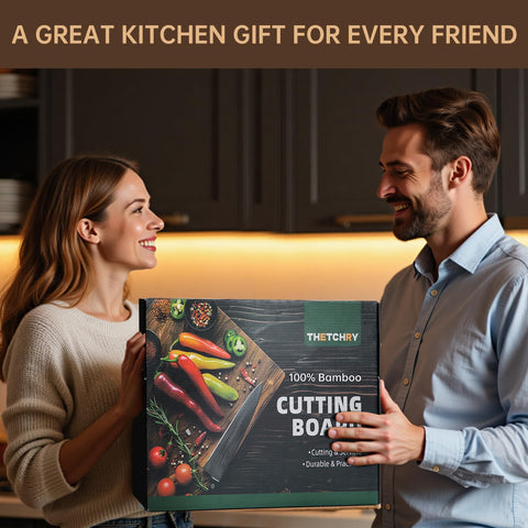 Thetchry bamboo board built for daily kitchen tasks.