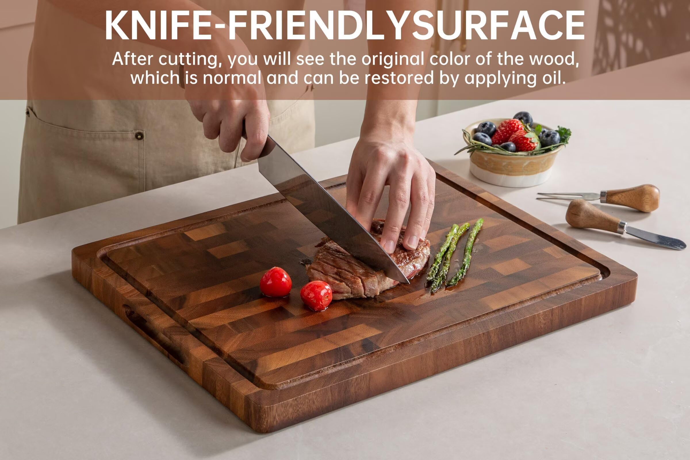 Thetchry charcuterie board for elegant cheese and fruit displays