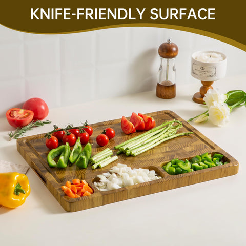 thetchry reversible teak board doubles as an elegant charcuterie tray
