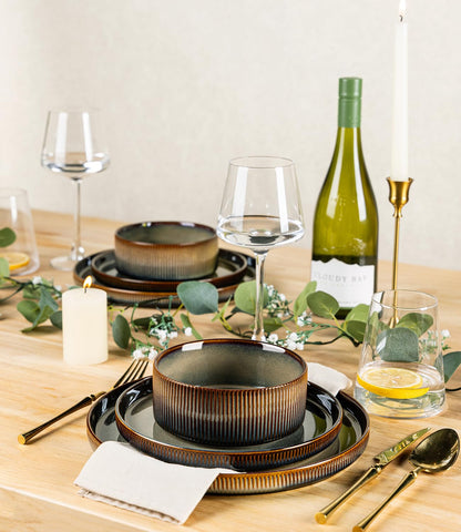 TheTerra Coca Mocha oven safe dishware keeps meals warm without sacrificing style