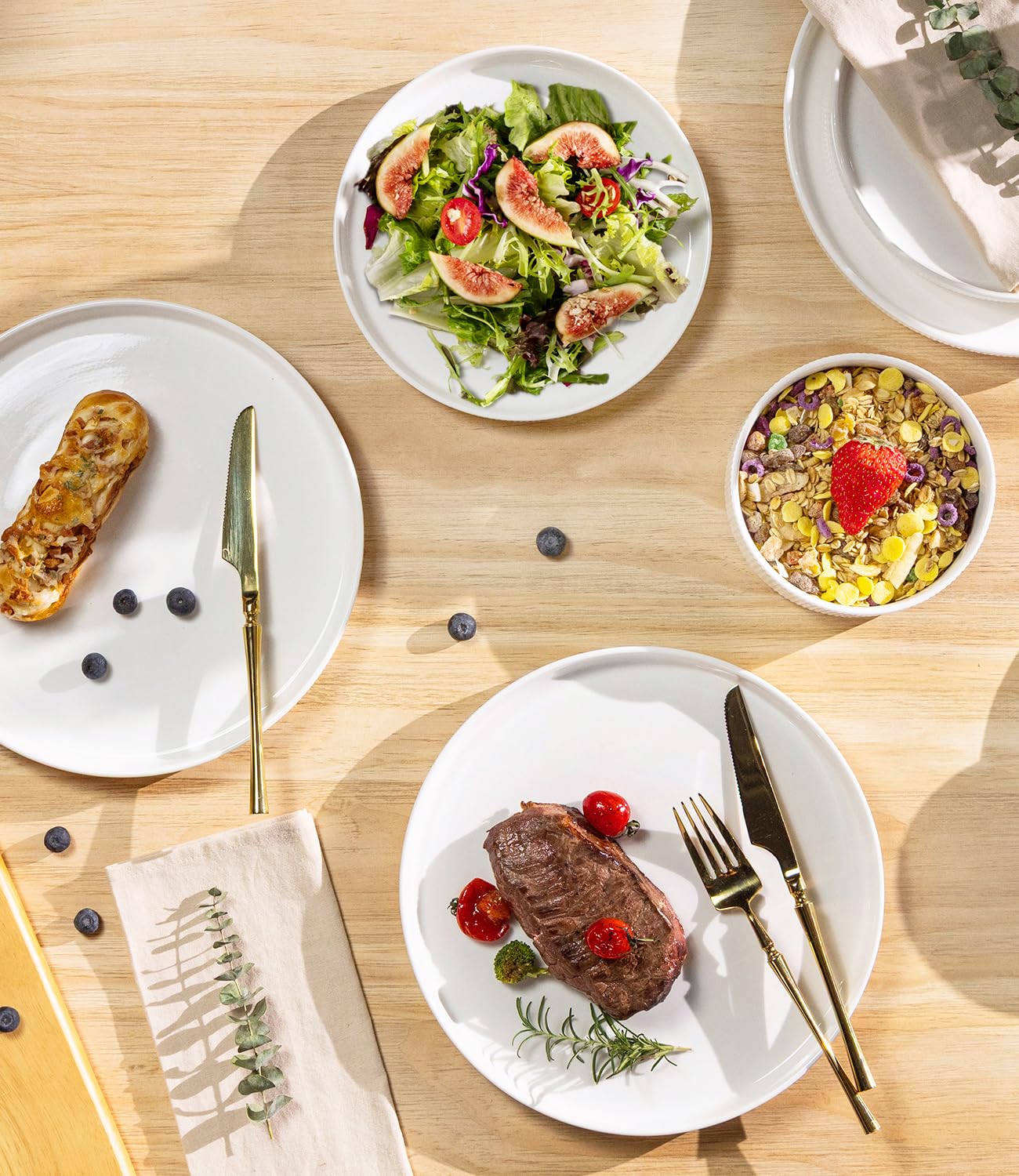 TheTerra 5.5-inch cereal bowl in smooth, durable porcelain.