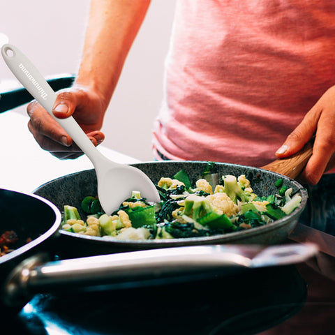Thimmamma BPA-free silicone spoon safe for nonstick cookware