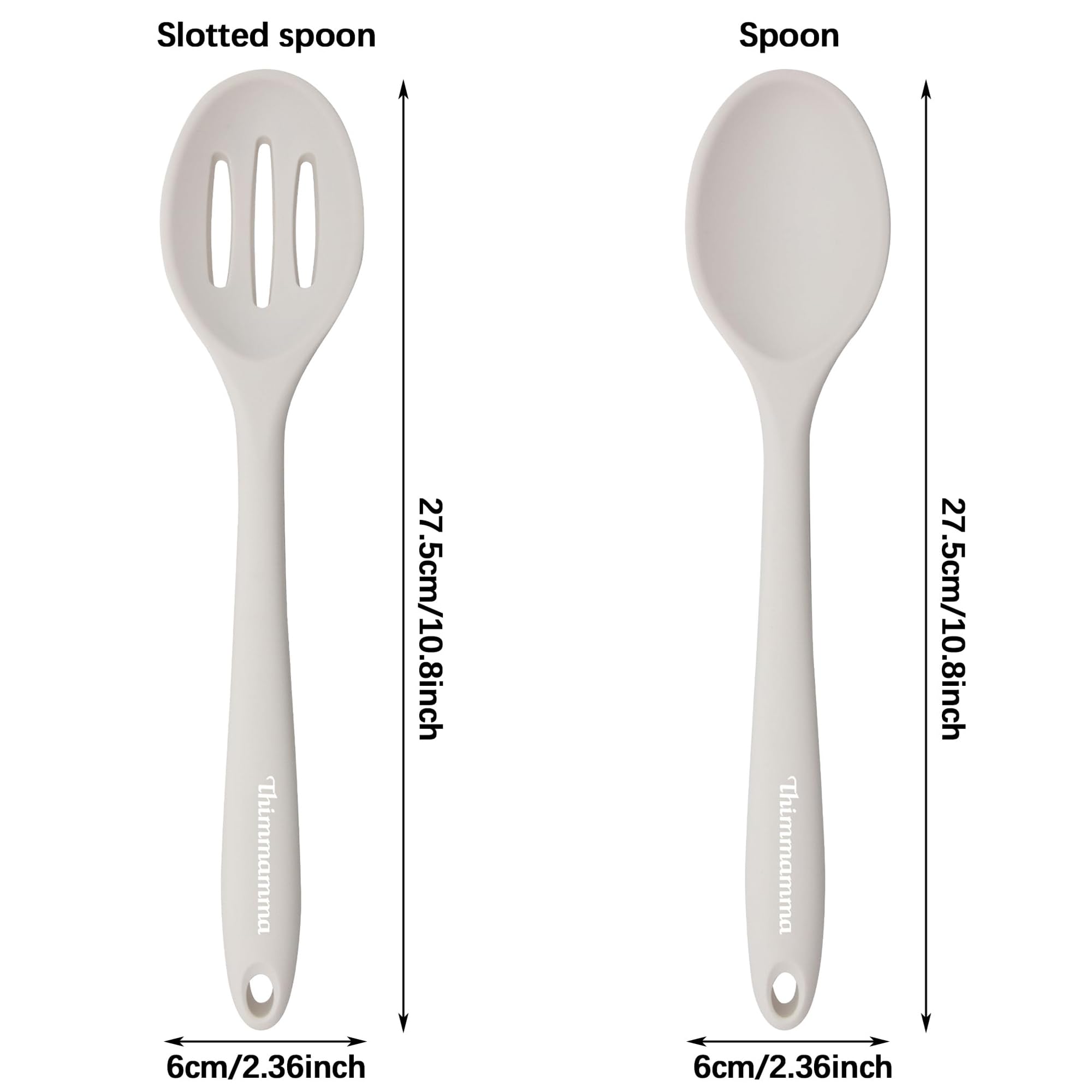 Thimmamma heat-resistant silicone spoon endures high heat during cooking