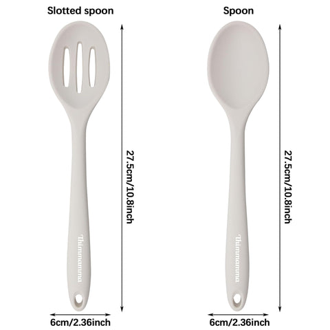 Thimmamma heat-resistant silicone spoon endures high heat during cooking