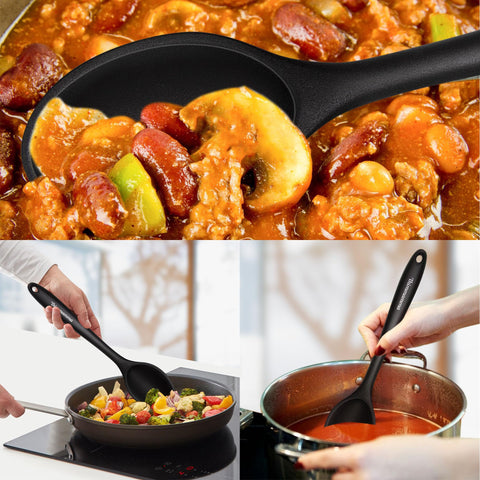Thimmamma dishwasher-safe silicone spoons for easy cleanup after meals