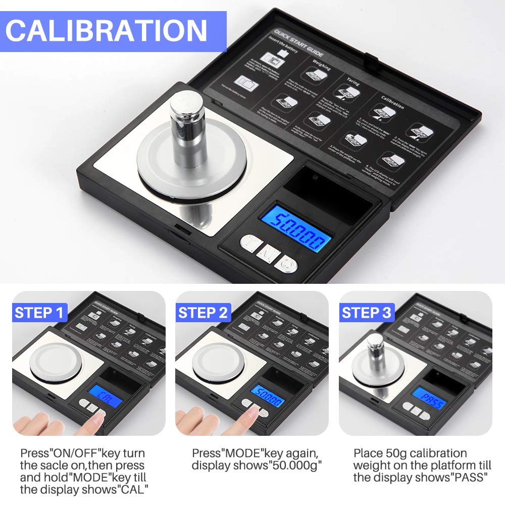 THINKSCALE compact size fits a pocket, ideal for on-the-go weighing.