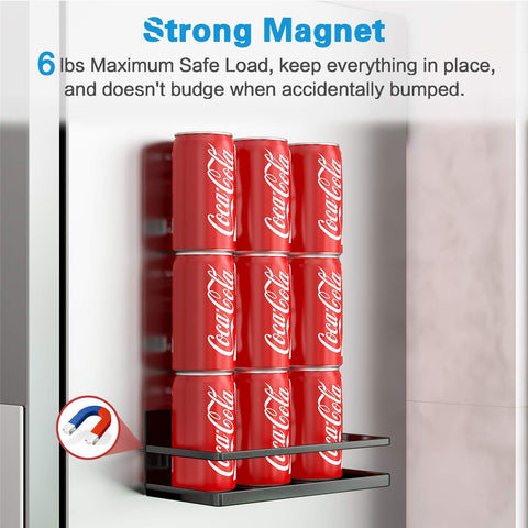 Thipoten magnetic rack's strong magnet keeps jars secure on metal surfaces.