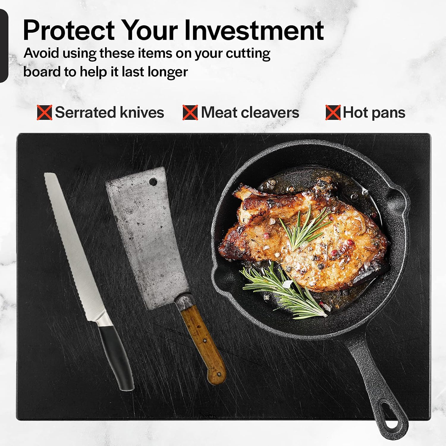 Thirteen Chefs professional cutting board for commercial kitchens