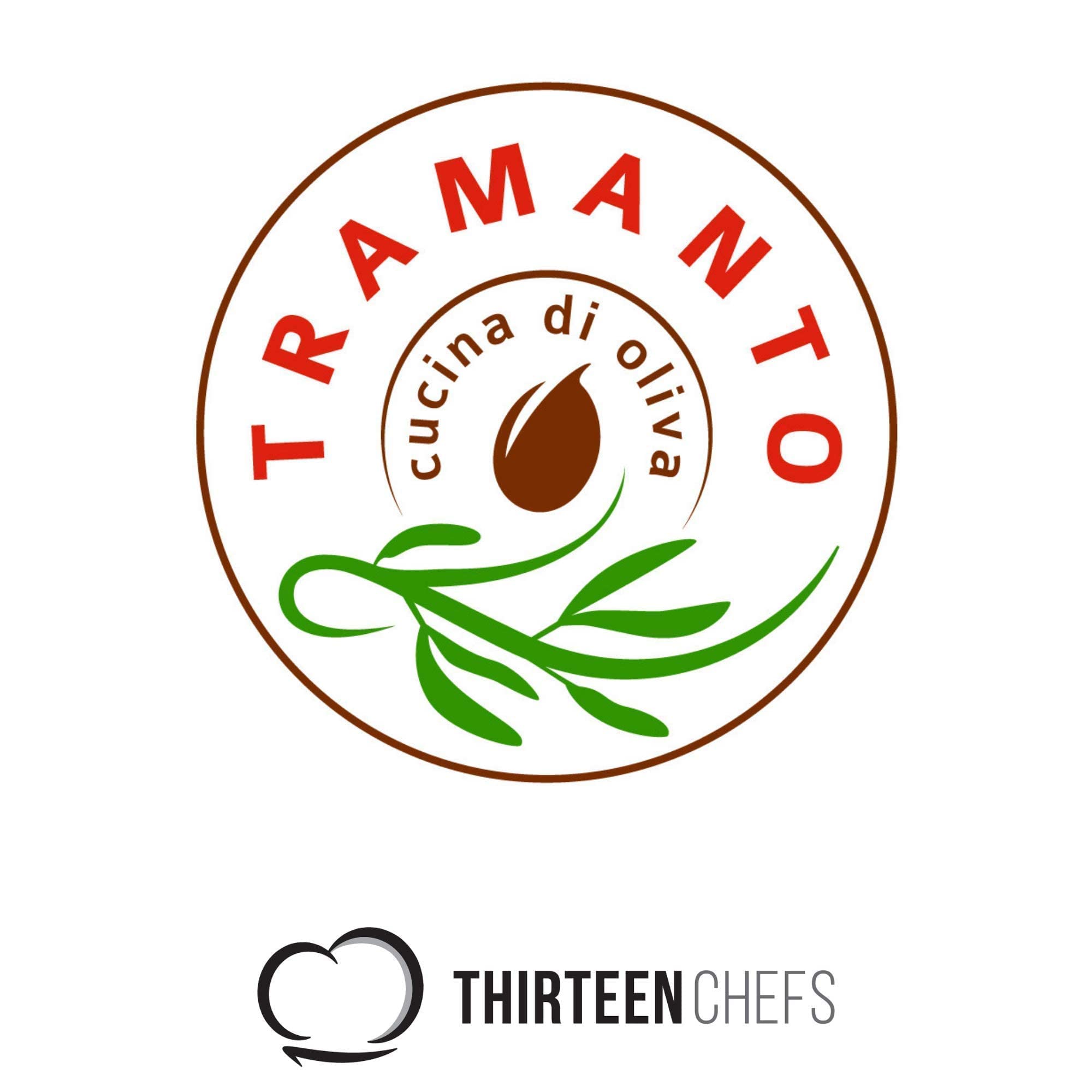 Thirteen Chefs sustainably sourced olive wood reinforces an eco friendly kitchen display.
