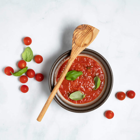 Thirteen Chefs Tramanto handle detail reveals smooth finish and resilience.
