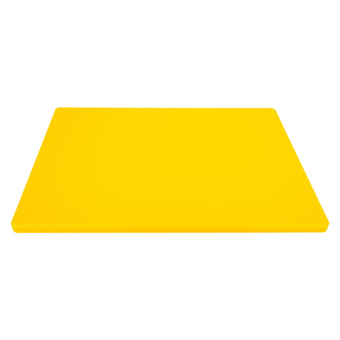 Thirteen Chefs yellow cutting board 18x12 poultry color code reduces cross-contamination