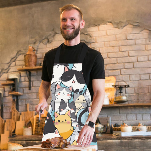 THISFIND gift-ready cat lovers apron as a thoughtful present