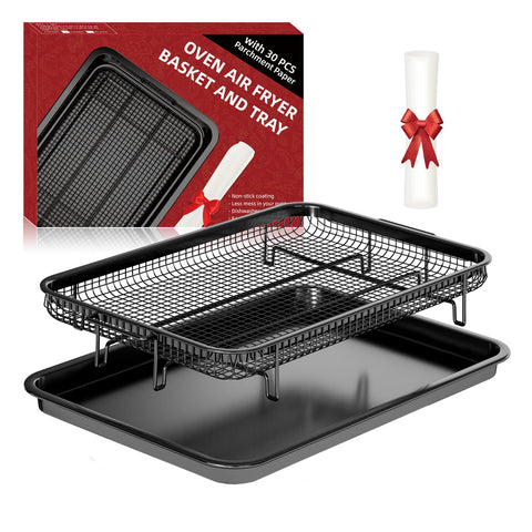 THORSES air fryer basket in a large oven for even cooking