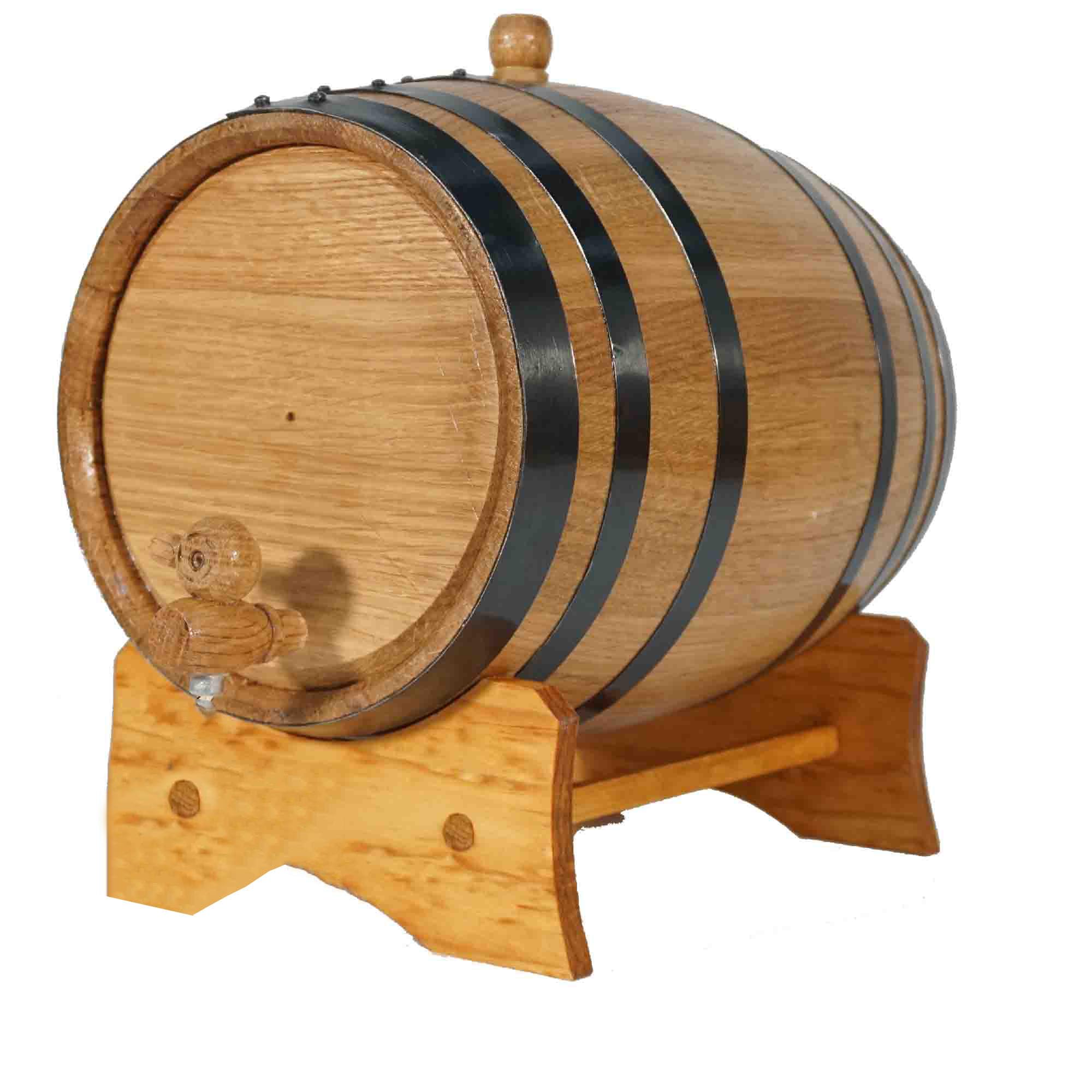 THOUSAND OAKS BARREL 1gal aging barrel with stand for home whiskey aging.