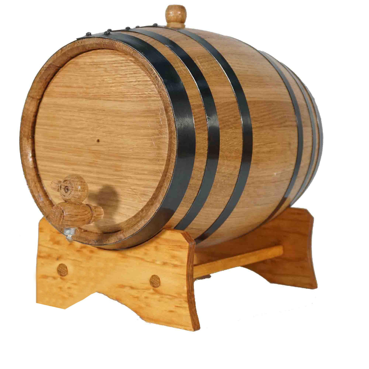 THOUSAND OAKS BARREL 1gal aging barrel with stand for home whiskey aging.