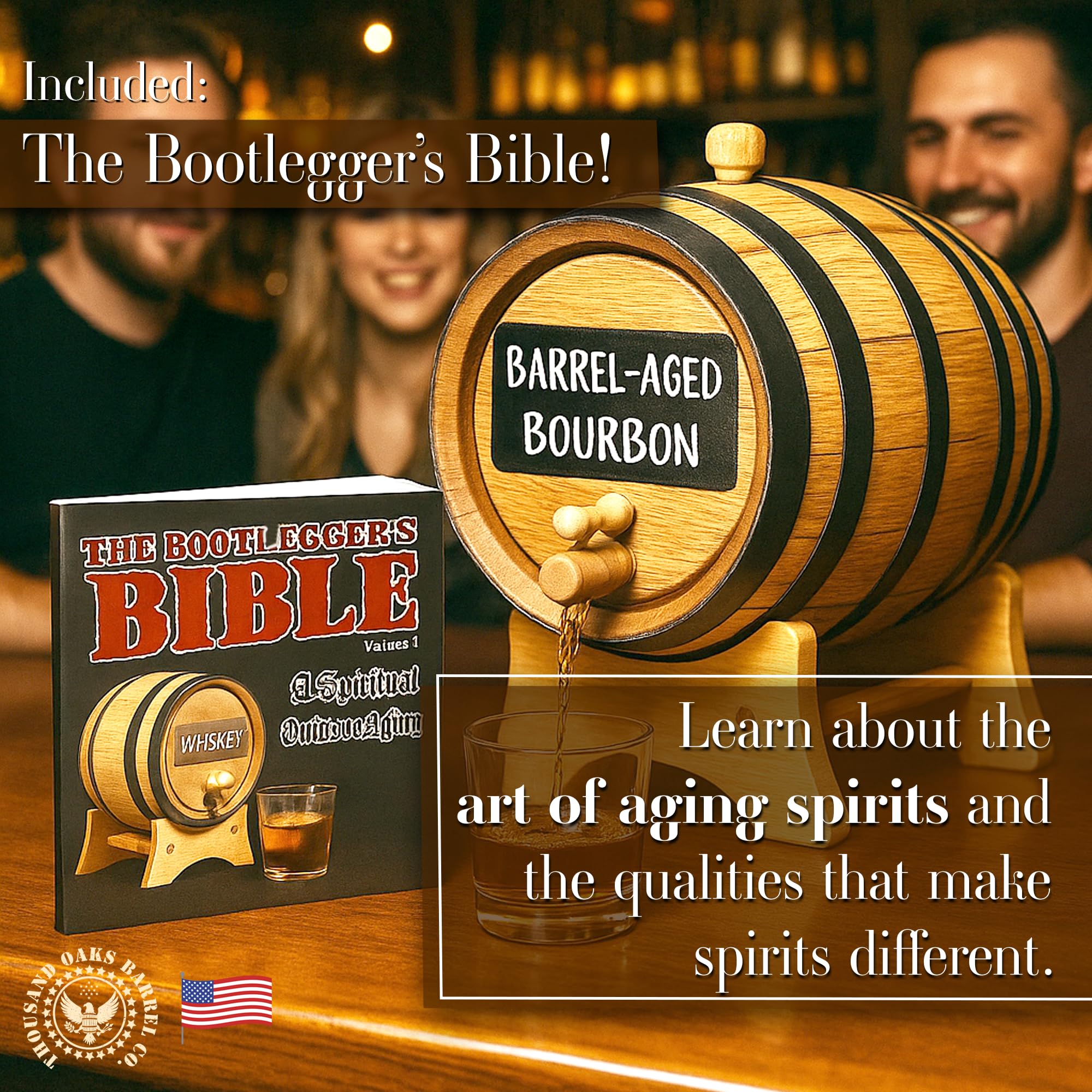 Chalkboard panel on the Thousand Oaks 2L barrel for recording barreling dates
