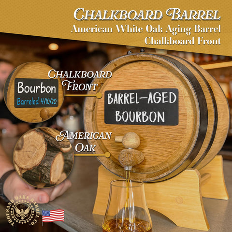 Thousand Oaks Barrel Co 2L side view highlighting compact home aging solution