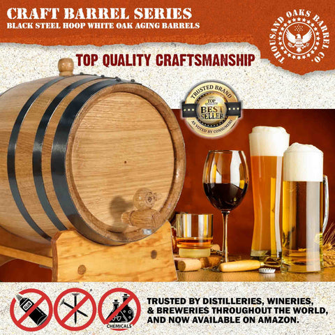 THOUSAND OAKS BARREL aging cocktails reveals vanilla and coconut flavors from oak