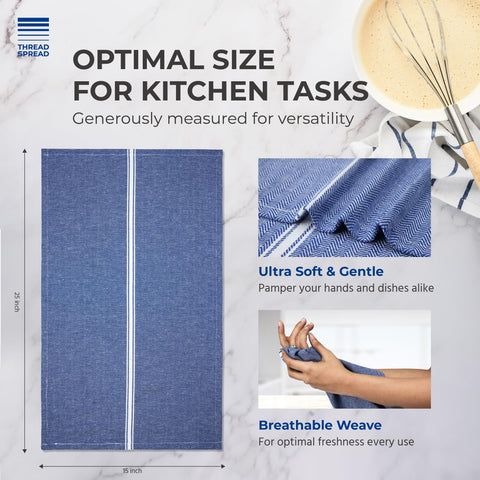 THREAD SPREAD quick-dry towels ideal for spills and hand drying