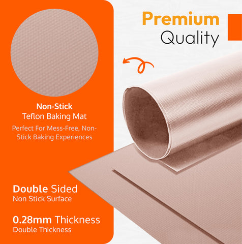 ThreadNanny non-stick cleaning demo shows easy wipe-clean surface after messy ingredients.