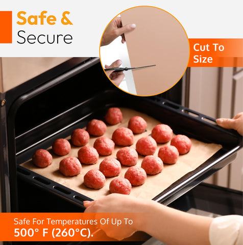 ThreadNanny oven liner heat-resistant provides durable, reusable PTFE liner for long-term use.