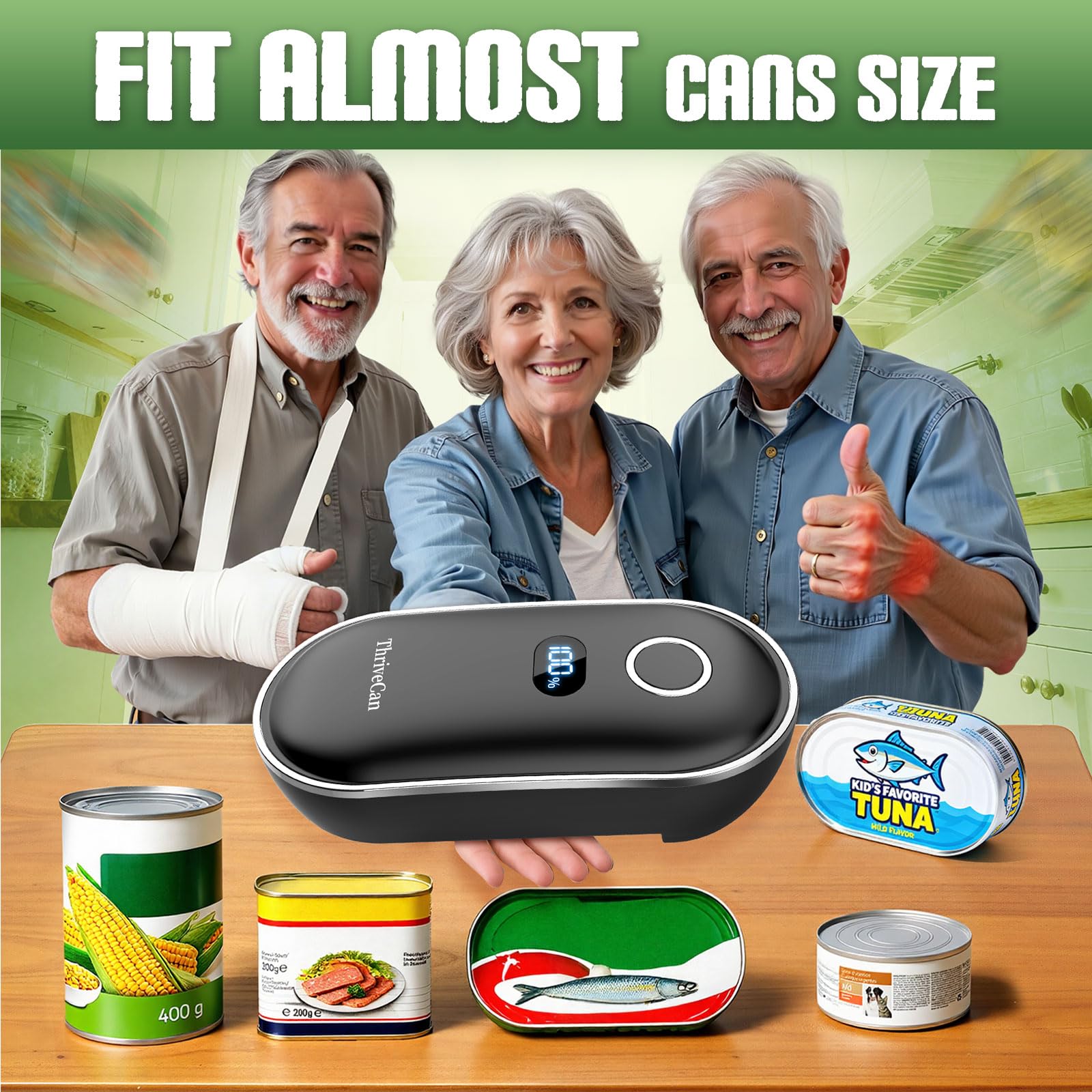 ThriveCan compact design fits easily in small kitchens and drawers.
