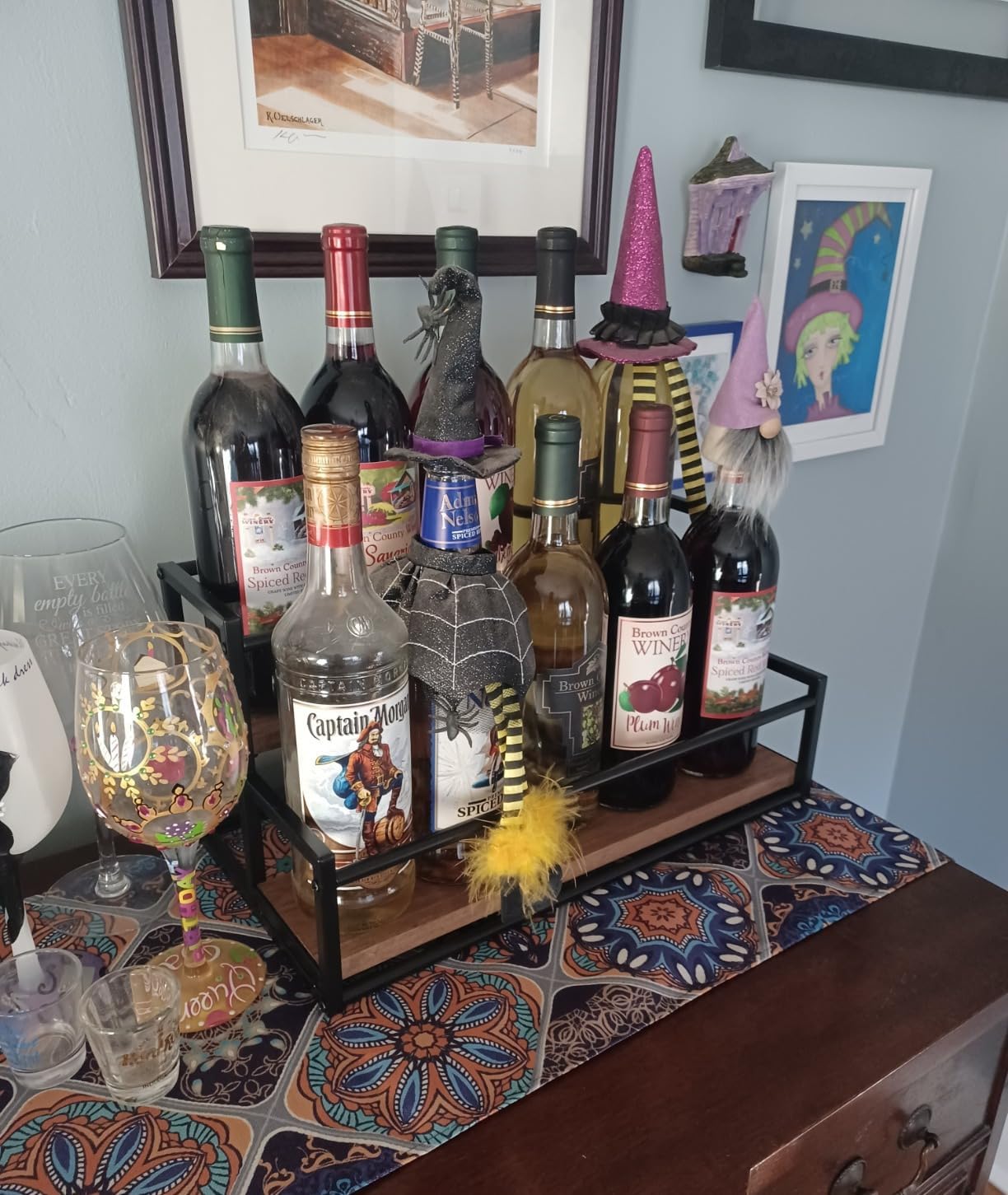 THYGIFTREE countertop display assembled for kitchen or bar organization.