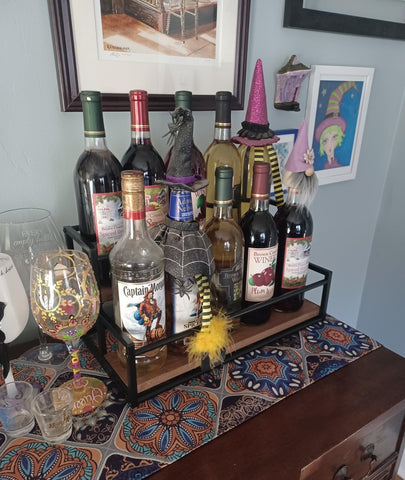 THYGIFTREE countertop display assembled for kitchen or bar organization.