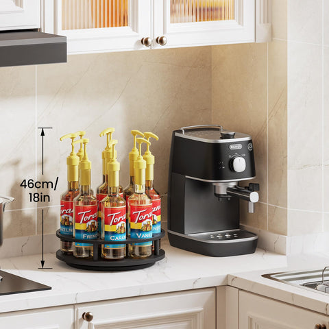 THYGIFTREE keeps spices, olive oil, and vinegars organized nearby.