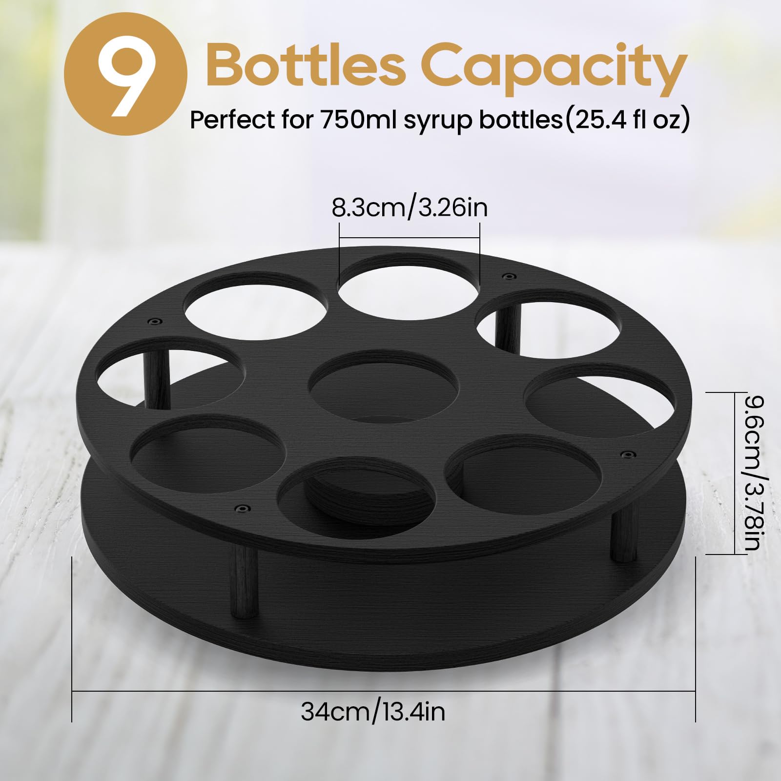 THYGIFTREE rustic farmhouse design complements coffee bars, kitchens, or cafe counters.