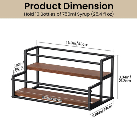 THYGIFTREE Rustic wood base adds warm contrast to modern kitchen decor