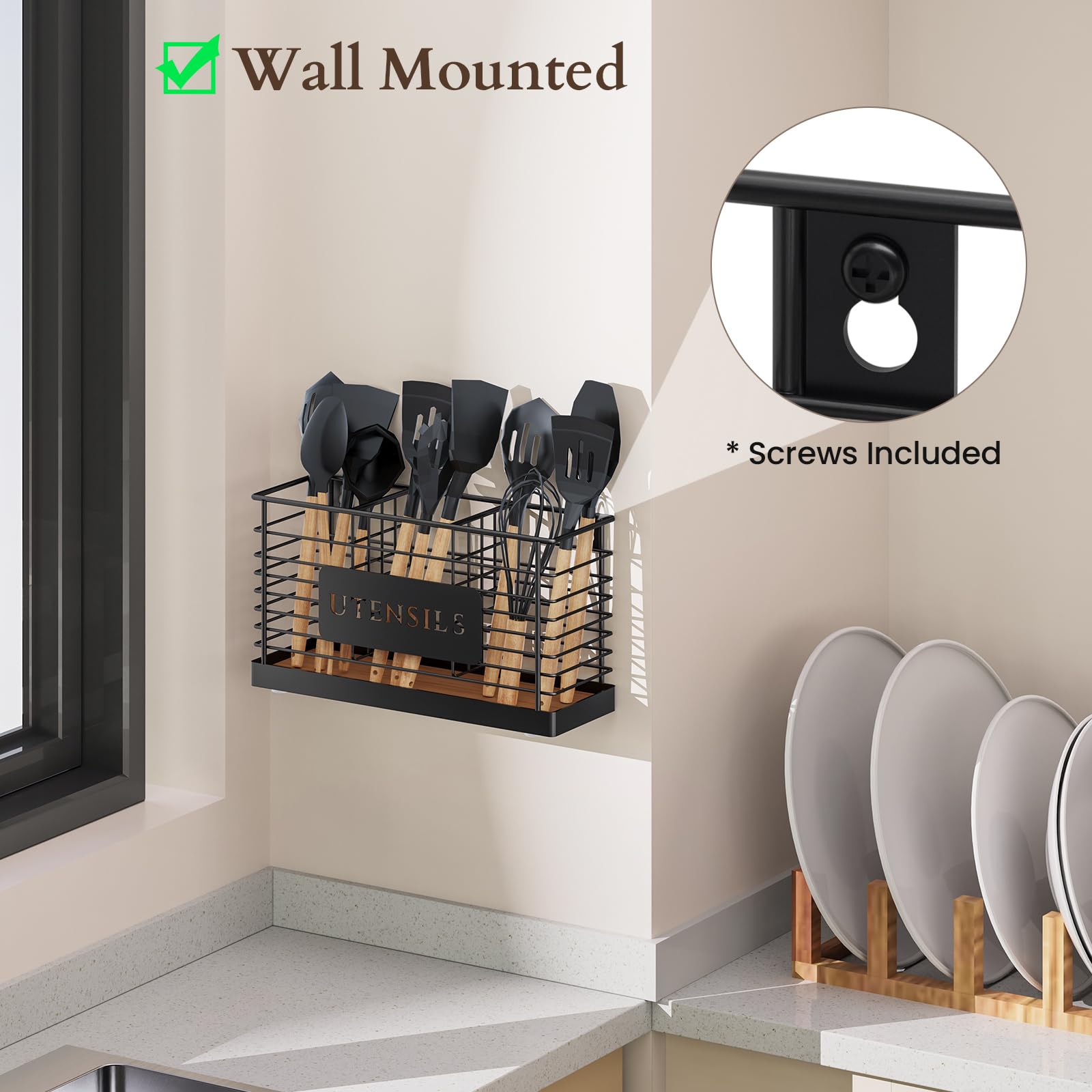 THYGIFTREE matte black finish suits modern farmhouse kitchens