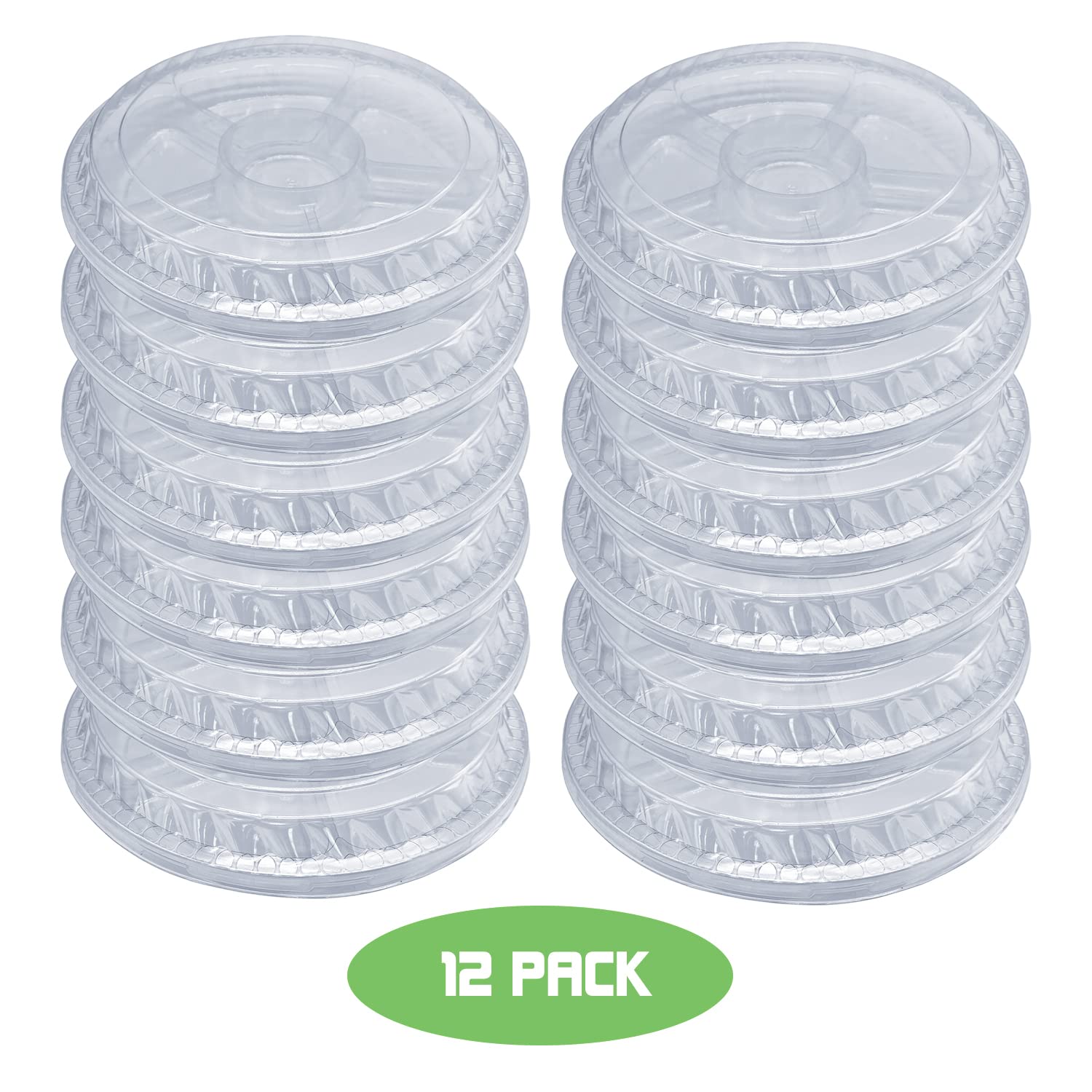 Tiaiidi disposable PET plastic serving platter ideal for parties.