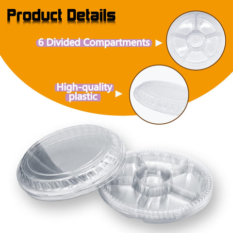 Tiaiidi stackable lightweight trays save space at gatherings.