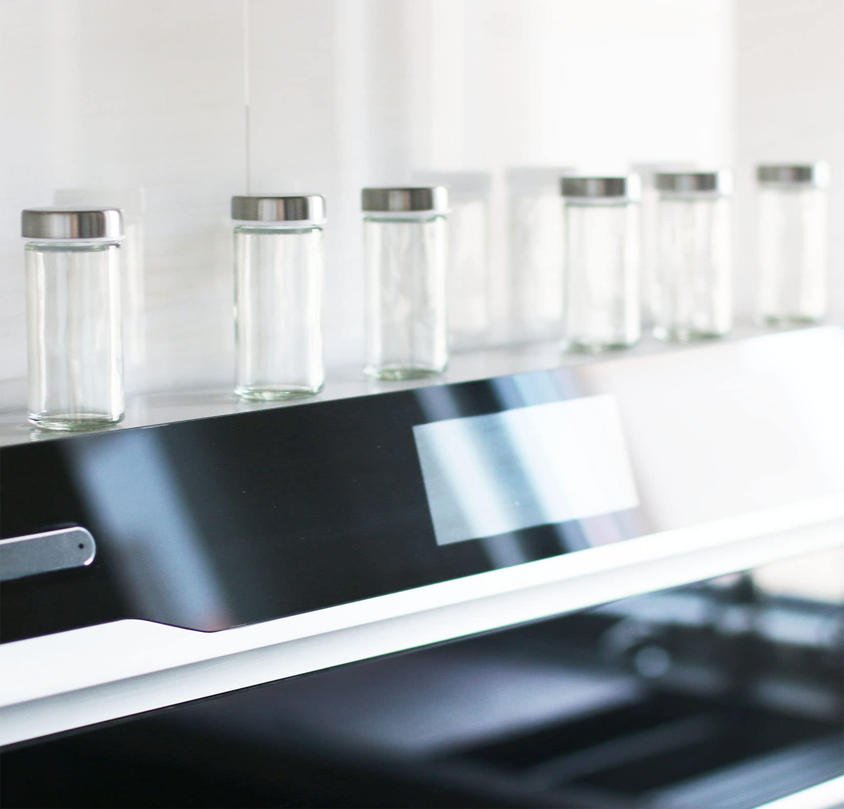 Tianifa dishwasher-safe glass jars for easy cleanup.