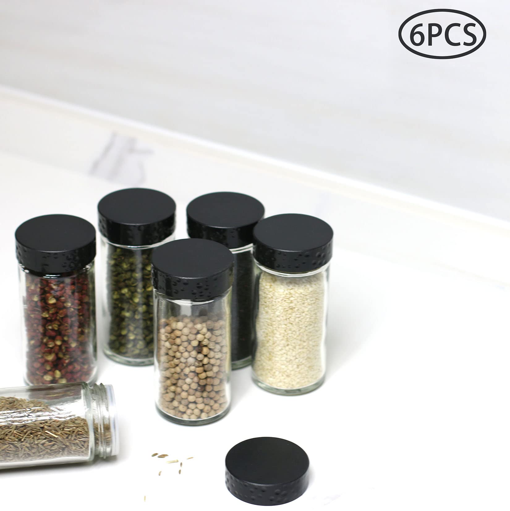 Tianifa organization-ready spice jars enhance kitchen aesthetics and efficiency