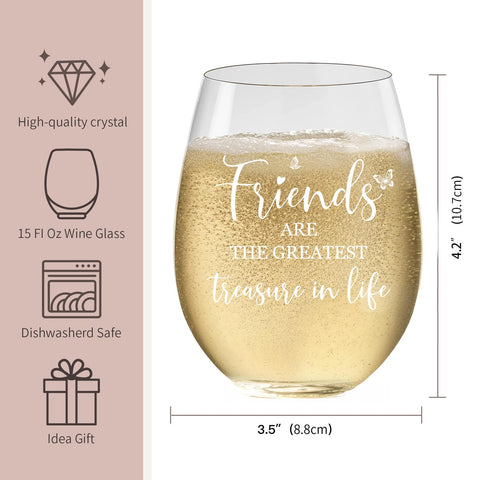 TIAOFENGZHEN Daily-use stemless wine glass for cozy nights