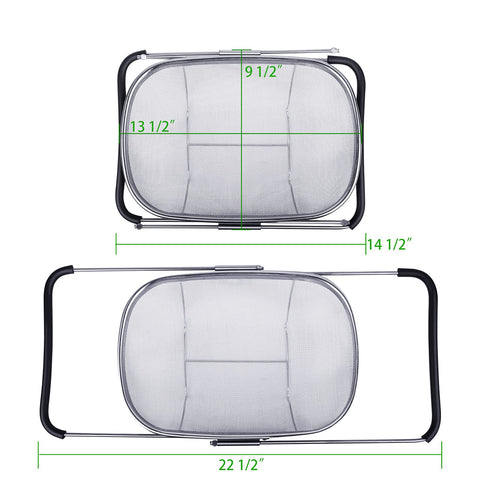 Tiawudi 18/8 stainless steel basket resists rust and preserves flavor during washing.